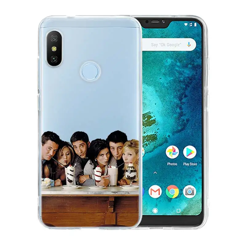 Друзья вместе Горячие мягкие для Xiao mi Red mi Go A2 lite 6A S2 Note 7 6 Pro 5 4X Plus mi Play A3 8 lite A1 5X 6X F1 TPU чехол для телефона