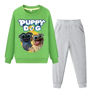 

Children Spring Autumn Sports Tracksuits Boys Puppy Dog Pals Costume Sets Girls Clothing Set Kids Hoodies+Pant 2PCS Suits DY079