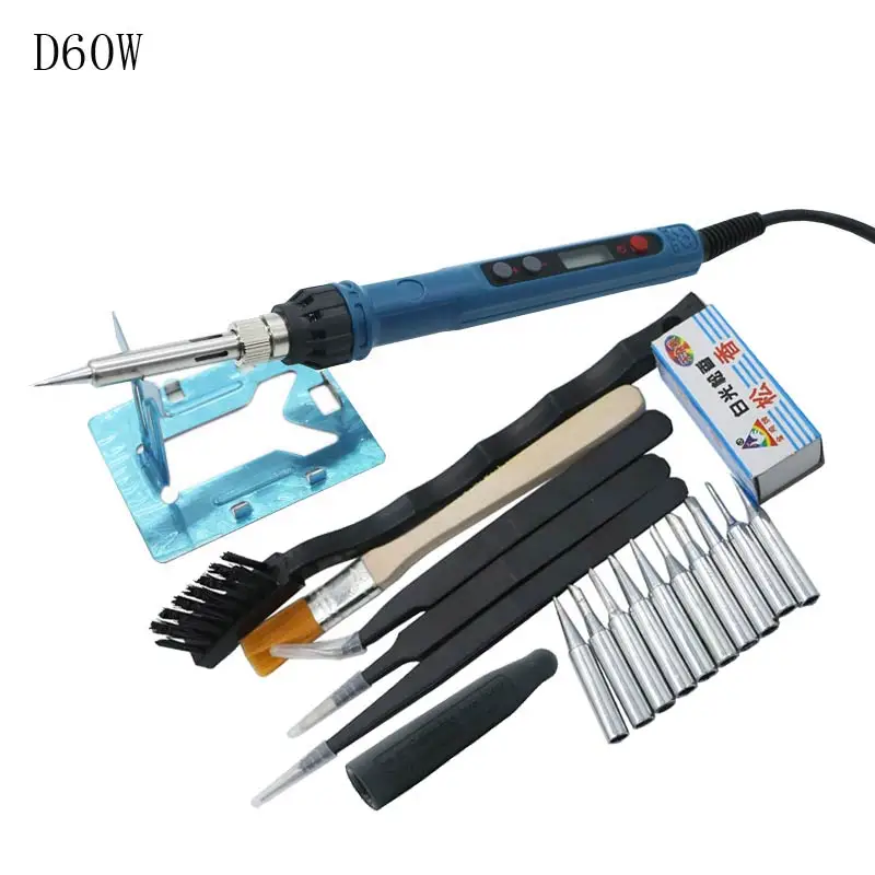 Newes CXG 110V/220V EU/US  D60W/D90W with sleep function solder iron lcd digtal with new hearter technology best soldering iron for electronics Welding Equipment