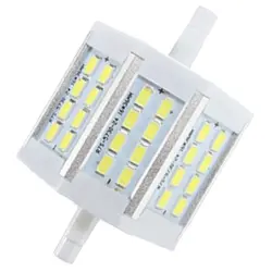 Лампа R7S 78 мм светодиодный 5730 SMD галоген 10 Вт R7S-5730-24 светодиодный 78 мм без диммера (AC 85-265 в), холодный белый