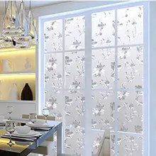 Frosted Shower Door And Get Free Shipping On Aliexpress Houseen Self Adhesive Gl Flower Window Films Shower