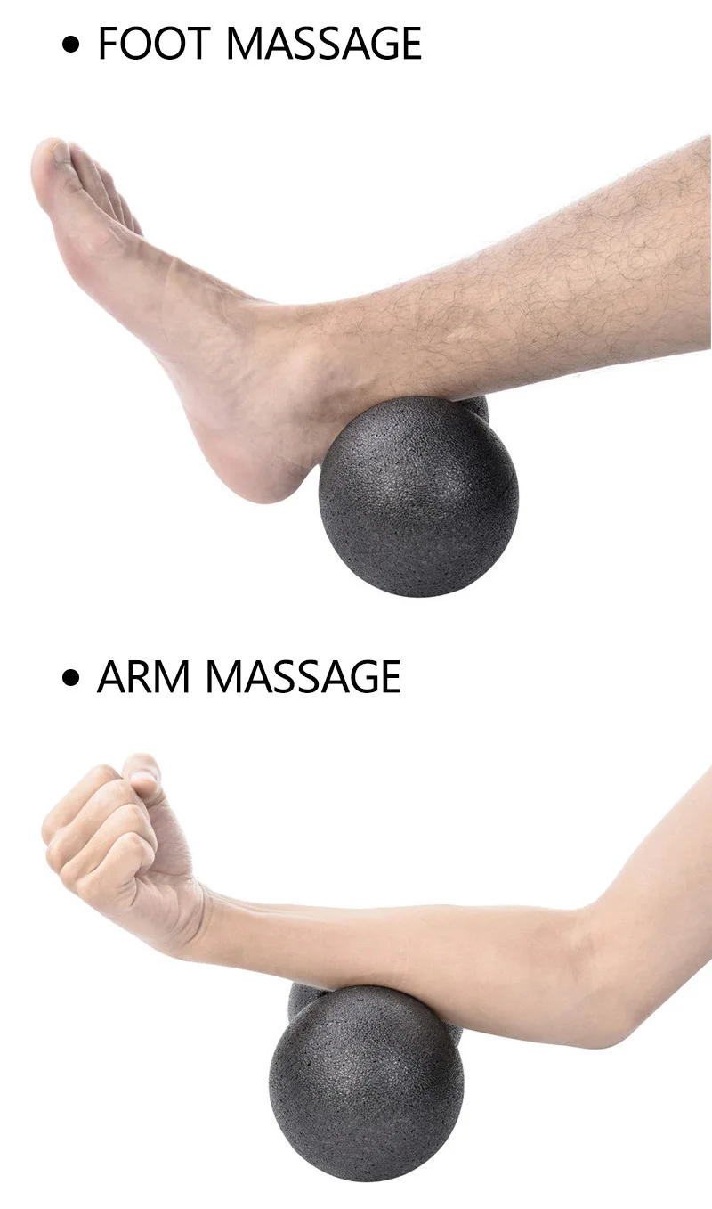 Арахис Массажный мяч для миофасцинального расслабления Фитнес панель ролик-массажер для пилатеса и йоги