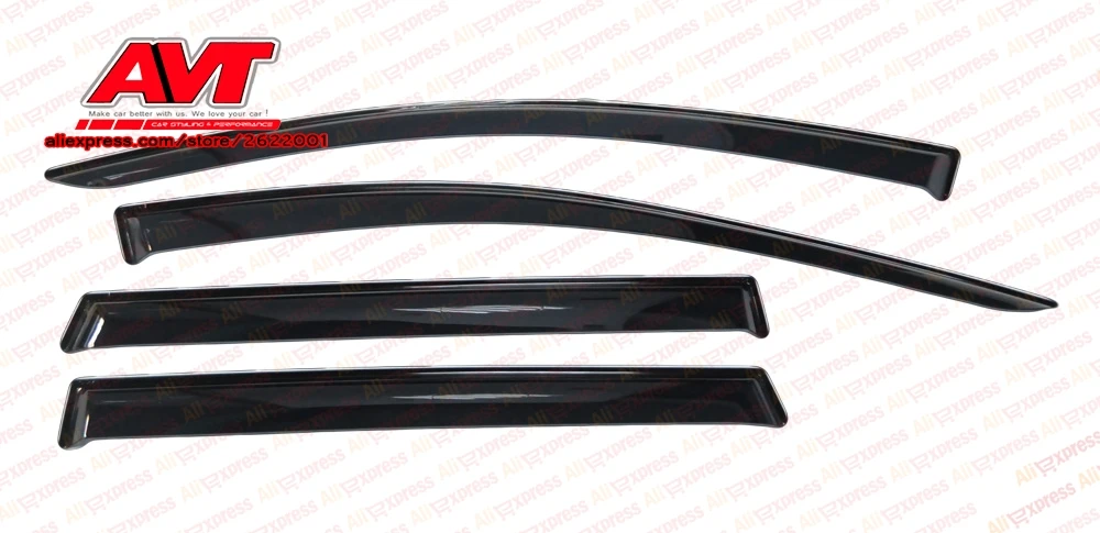 

Deflectors for Great Wall Hover M4 2013- 1set\4pcs styling wind window deflector guard auto vent visor rain guards cover