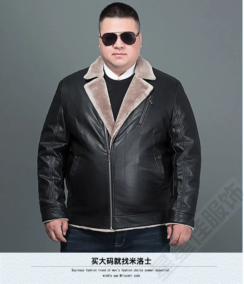 Большие размеры 8XL 6XL 5XL 4XL, мужская кожаная куртка, зимнее пальто из овчины, пальто для мужчин, стильные мужские кожаные куртки, Мужская мотоциклетная куртка на молнии