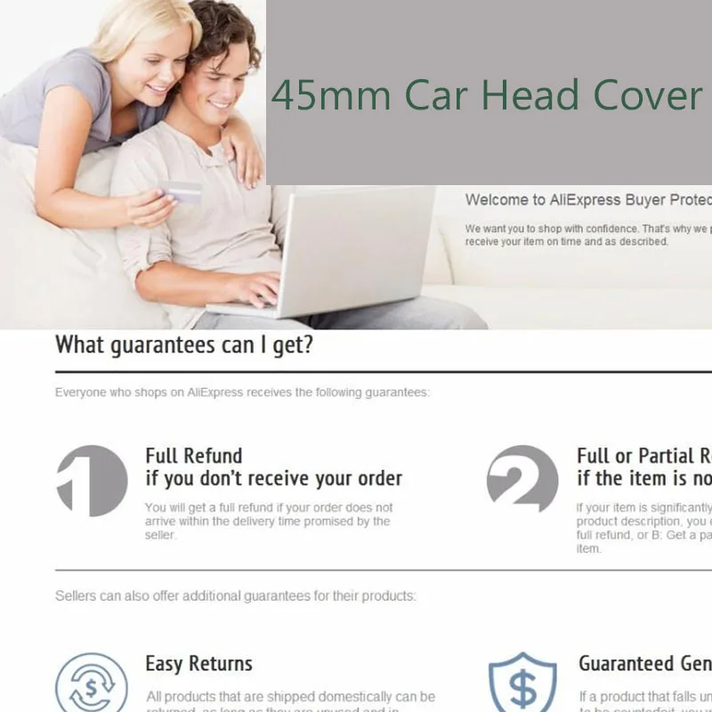 

1pcs 45mm Hood Bonnet Label Car Head Covers Metal Head Caps Label Auto Front Emblem Badge 45mm Head Caps