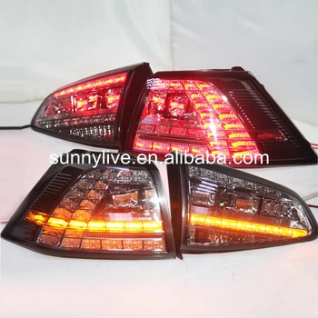 

For Volkswagen Golf 7 Rear Light Smoke Black 2013 to 2014 year SN