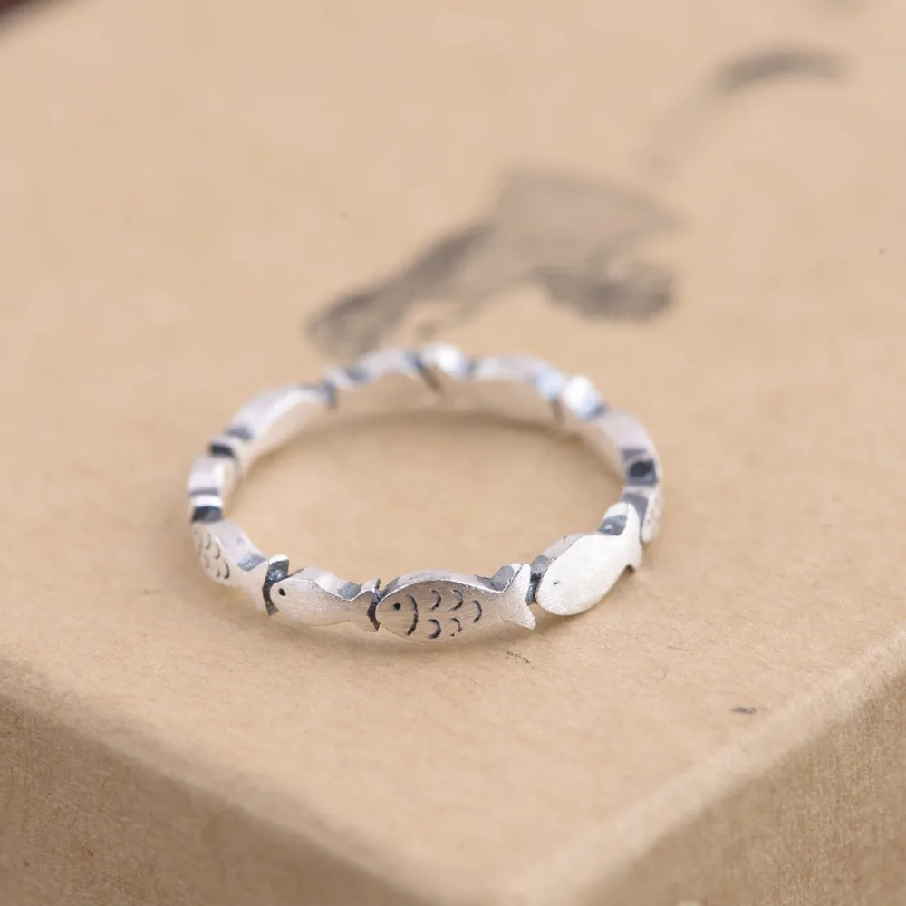 BALMORA, Настоящее 990 чистое серебро, ювелирное изделие, рыба, милые кольца для женщин, подарки для влюбленных, вечерние аксессуары, кольцо в виде животного, Bijoux SY21732 \ Y