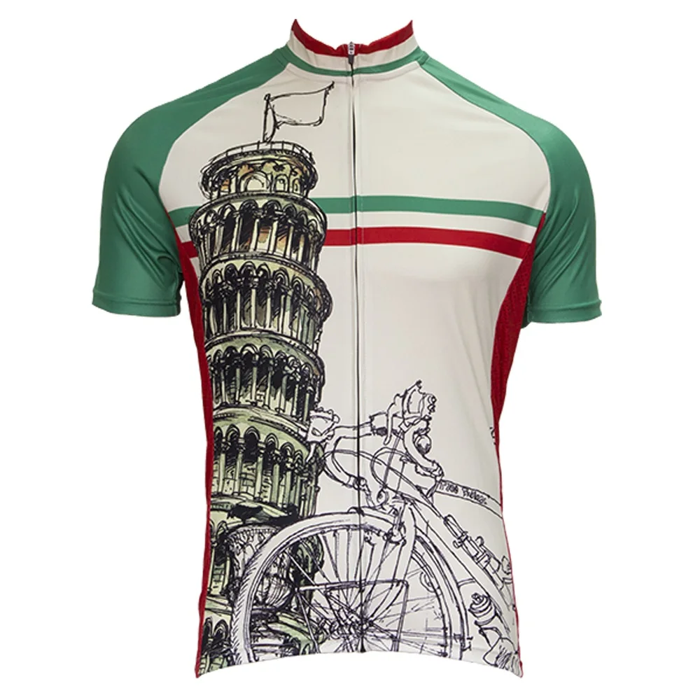 2018 NEW Italy flag Cycling Jersey Short Sleeve cycling clothing