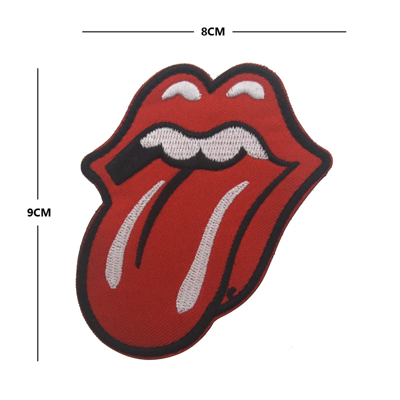 Язык губы ROLLING STONES The Rolling Stones музыка песни тяжелый металл панк Рок ролл Группа Логотип футболки нашивки значки аппликации