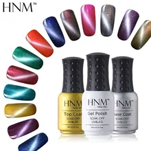 Магнитный Гель лак для ногтей кошачий глаз HNM стойкий УФ