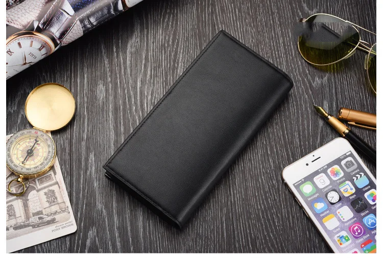 wallet men leather thin