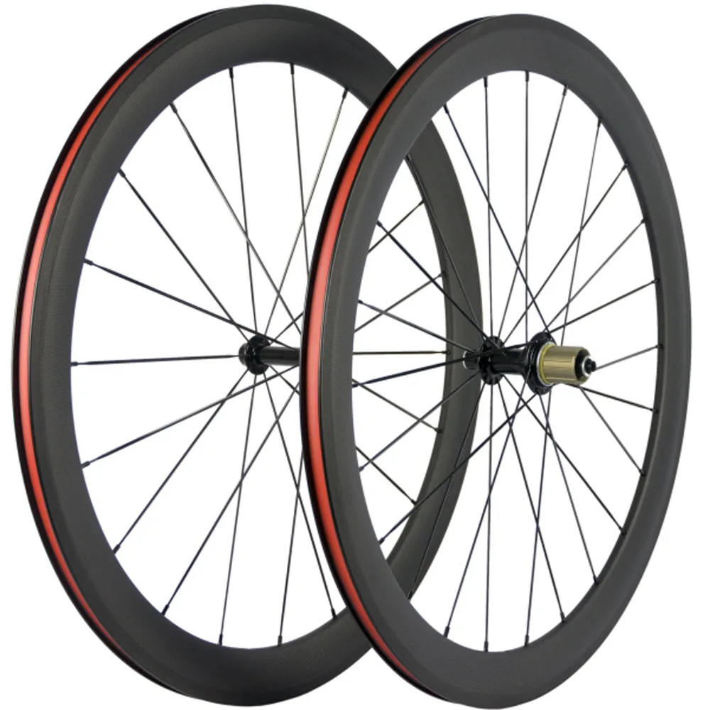 Perfect 700C Carbon Wheels Customized logo 38mm 50mm 60mm 88mm Carbon Bicycle Wheels Clincher Road Bike Carbon Wheelset 2