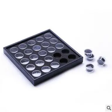 

25 bottles of display cases nail art jewelry box nail art accessories display box dried flower box