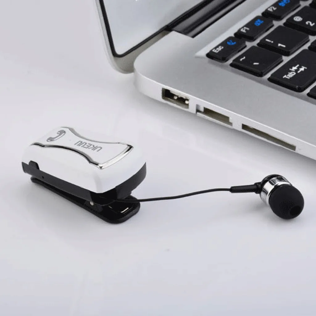 Беспроводная гарнитура Bluetooth телескопическая бизнес-гарнитура напоминание о звонках износ Вибрационный зажим движение для Huweo Sansung Iphone
