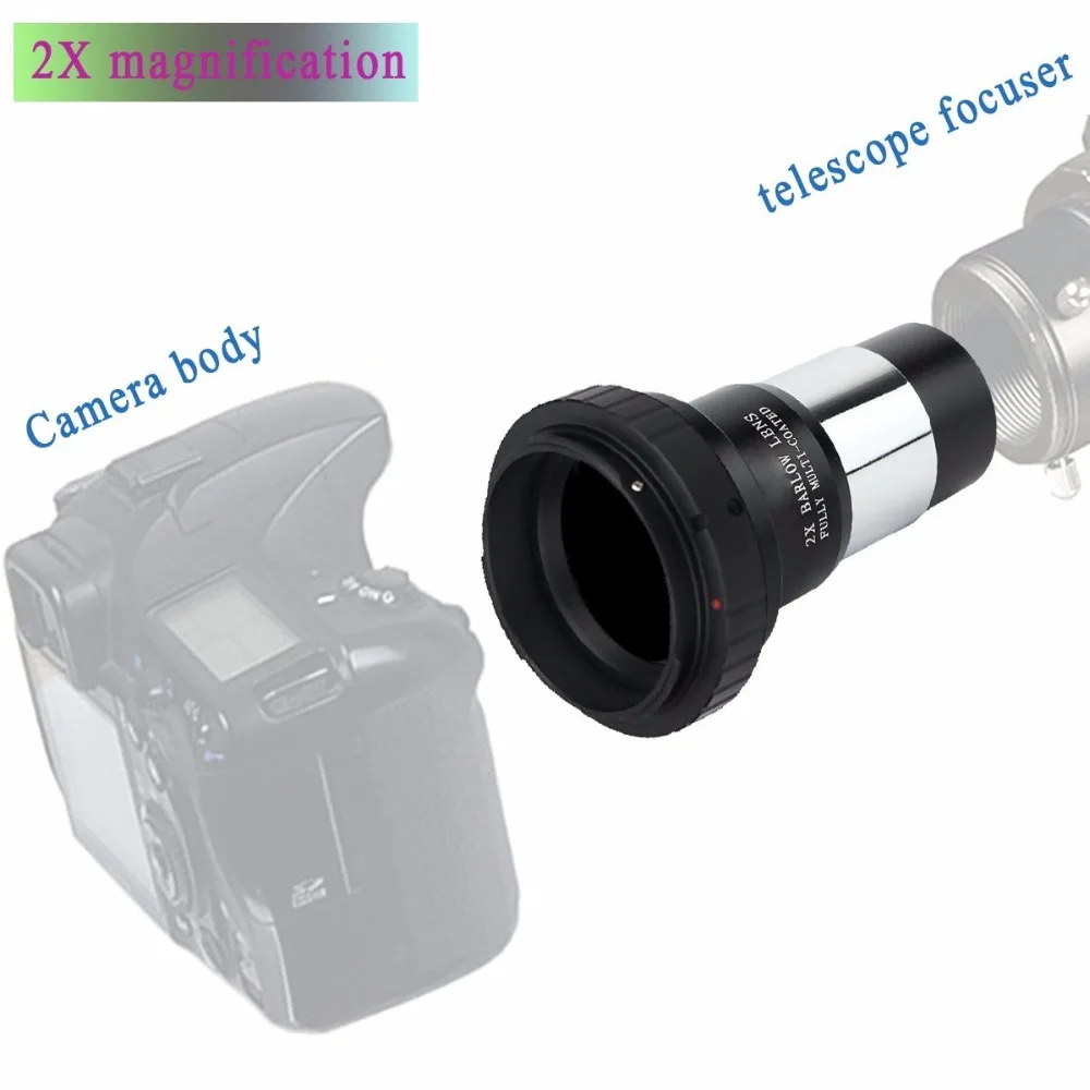 Telescope-SLR-Camera-Nikon-T-Ring-and-2X-Fully-Coated-Barlow-Lens--4