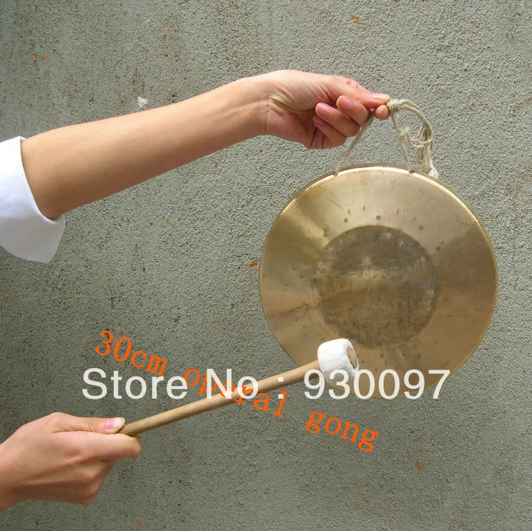 high quality small gong,100 handmade 12'' opera GONG, chinese traditional gong for salein Gong