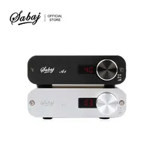 Sabaj Audio Digital Amplifier A1 Class D Protable Mini AMP HIFI 60W 30W*2 RMS Black Silver