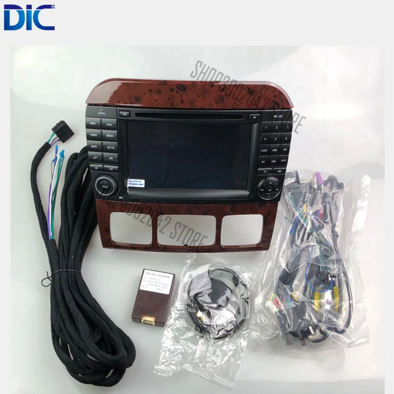 DLC системы android игрок автомобиля навигации gps видео Bluetooth gps для Benz S-Class 2004-2012 C180 S250 S300 S350 S400 S500 S600