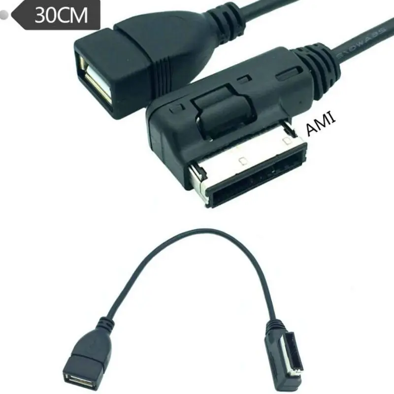 Aux Cable for Audi AMI MDI USB Audio MP3 music interface Adapter for