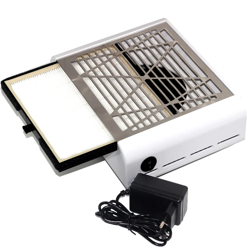 

110V/220V Nail Dust Collector Nail Fan Acrylic UV Gel Dryer Machine Art Salon Suction Dust Collector Vacuum 40W Cleaner Fan