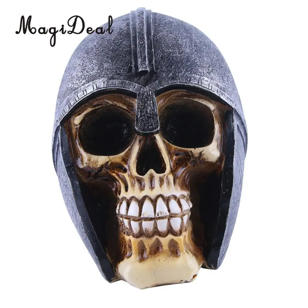 Collectable Resin Human Skull Skeleton Head for Desktop Shelf Display Decoration, 10 Styles