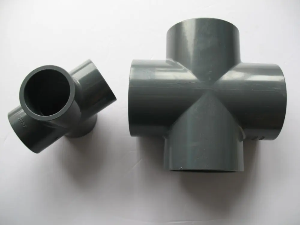 retails and wholesale pvc pipe fitting/cross DN32, inside diameter is