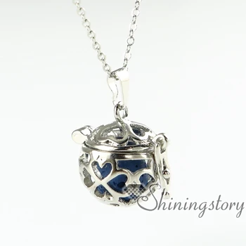 

four clover openwork wholesale diffuser necklace essential oil diffuser necklace essential oil pendant