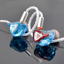 TONEKING T4 в ухо наушник 4 балансных арматура HIFI Monito с MMCX серебрение кабель