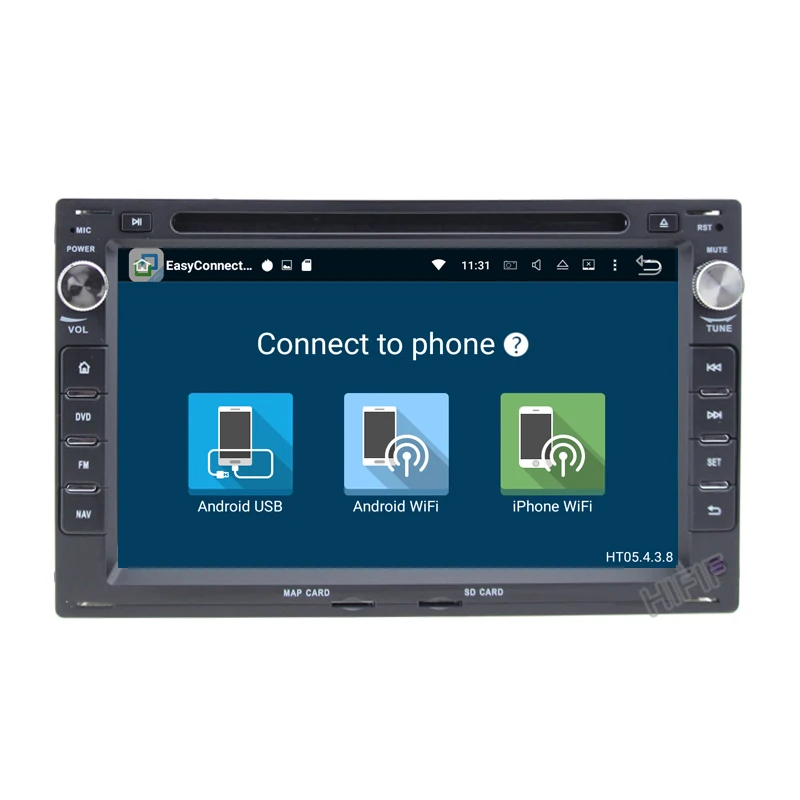 Perfect DSP Car Multimedia Player Android 9.0 2 Din Stereo System For VW/Volkswagen/Passat/Golf/Skoda Octa Core 4GB RAM Wifi USB DVD DVR 5