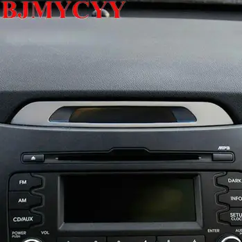 

BJMYCYY For KIA Sportage R 2012 2013 2014 2015 Car The Central Console DVD Outlet Stainless Steel