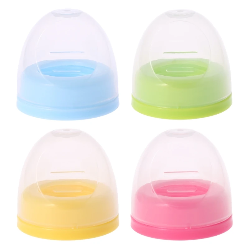 

1 Set Baby Bottle Cover With Screw Cap Dustproof Wide Caliber Compatible Accessories Hot