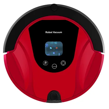 

multifunctional sweeping robot vacuum cleaner self-charge sweep home collector suction LED touch screen