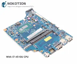 NOKOTION для acer aspire V3-331 V3-331G Материнская плата ноутбука 448.02B17.0011 NBMPF11001 основная плата SR1EB I7-4510U Процессор