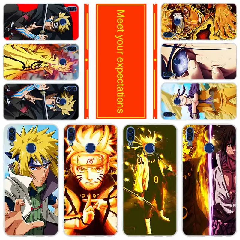 

Phone for HUAWEI Honor 10 9 i lite Cover Honor 8X a max 9lite 7 6 X 7a pro V20 Play Cover Case T5 Anime Naruto