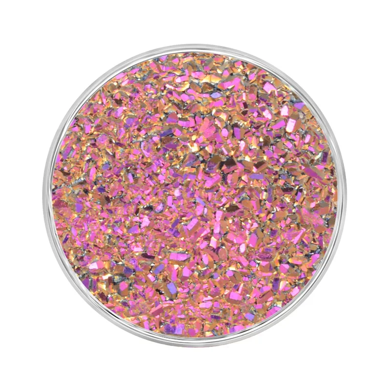 Розовые цвета дизайн Имбирная кнопка оснастки 18 мм Оснастки амулеты подходящие защелки ювелирные изделия Vn-1976 - Окраска металла: X