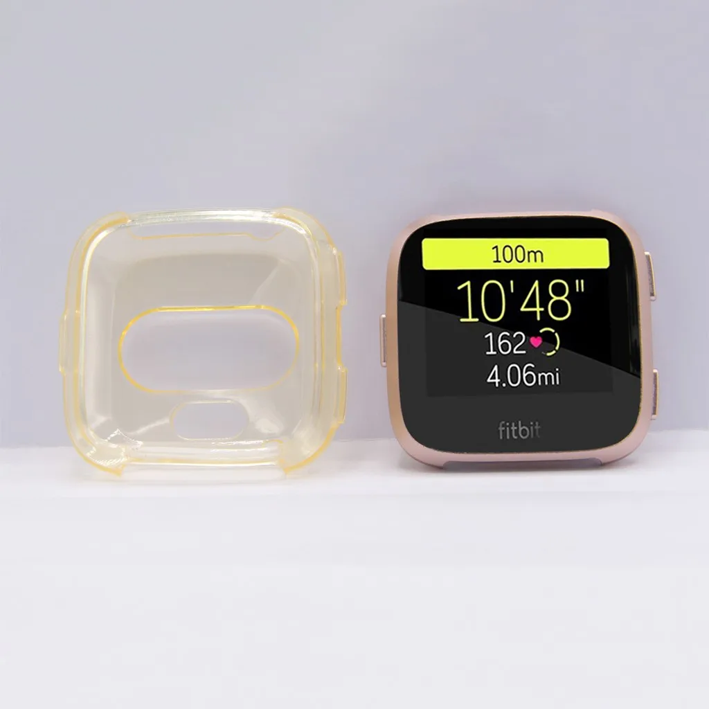 Защитный чехол из ТПУ для умных часов Fitbit Versa мягкий силиконовый защитный fitbit