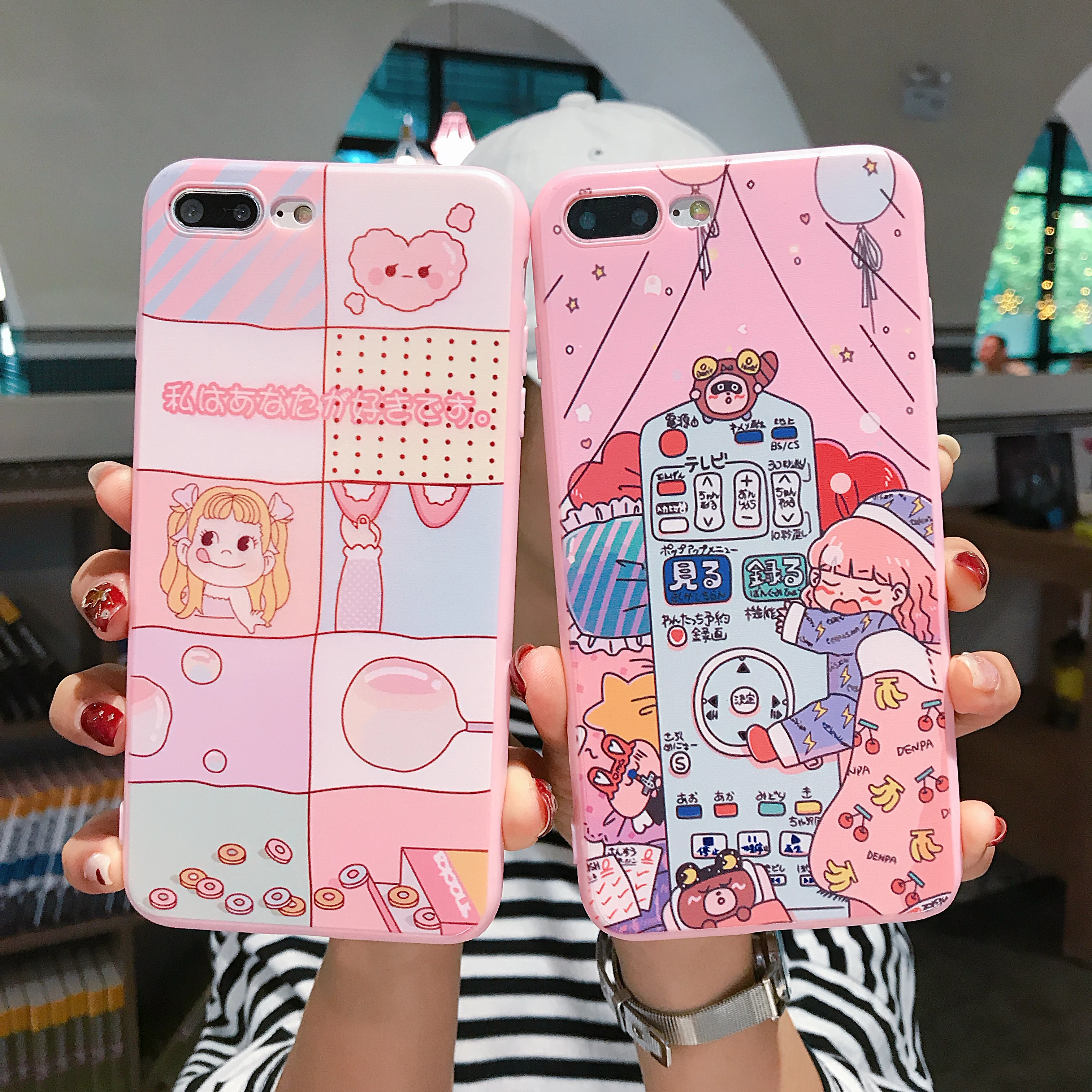 Мягкий чехол HYSOWENDLY Japan Girly Bubble для iPhone X 10 силиконовый пластиковый из ТПУ 8 7 6 6s Plus XR