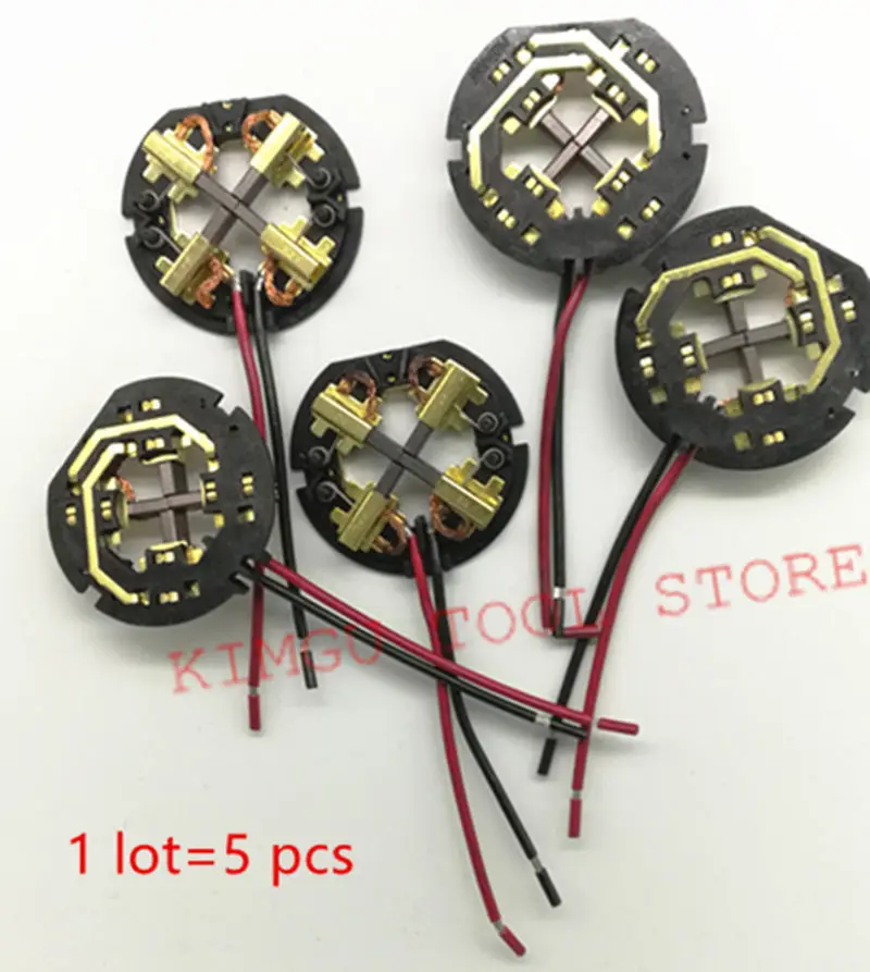 5 pcs AEG RYOBI Milwaukee Carbon Brush Holder Brush Card Assembly for