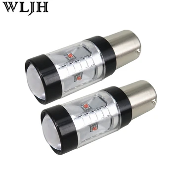 

WLJH 2x Red 30W 800lm XBD LED Chip 1156 BA15S P21W LED Car Brake Tail Light Lamp Bulbs for Audi / BMW / Volkswagen /MERCEDESBENZ