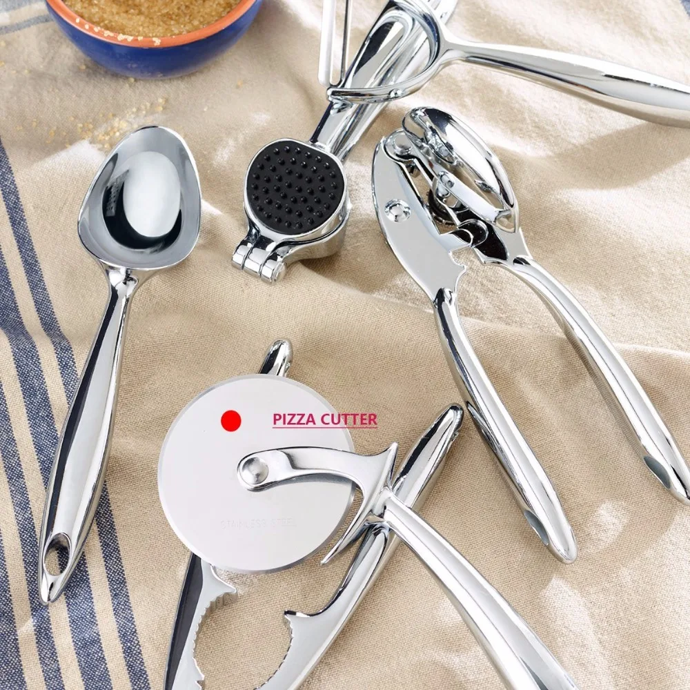 Zinc Alloy Pizza Cutter Round Shape Stainless Steel Pizza Wheels Cutters Cake Bread Round Knife Cutter Tools