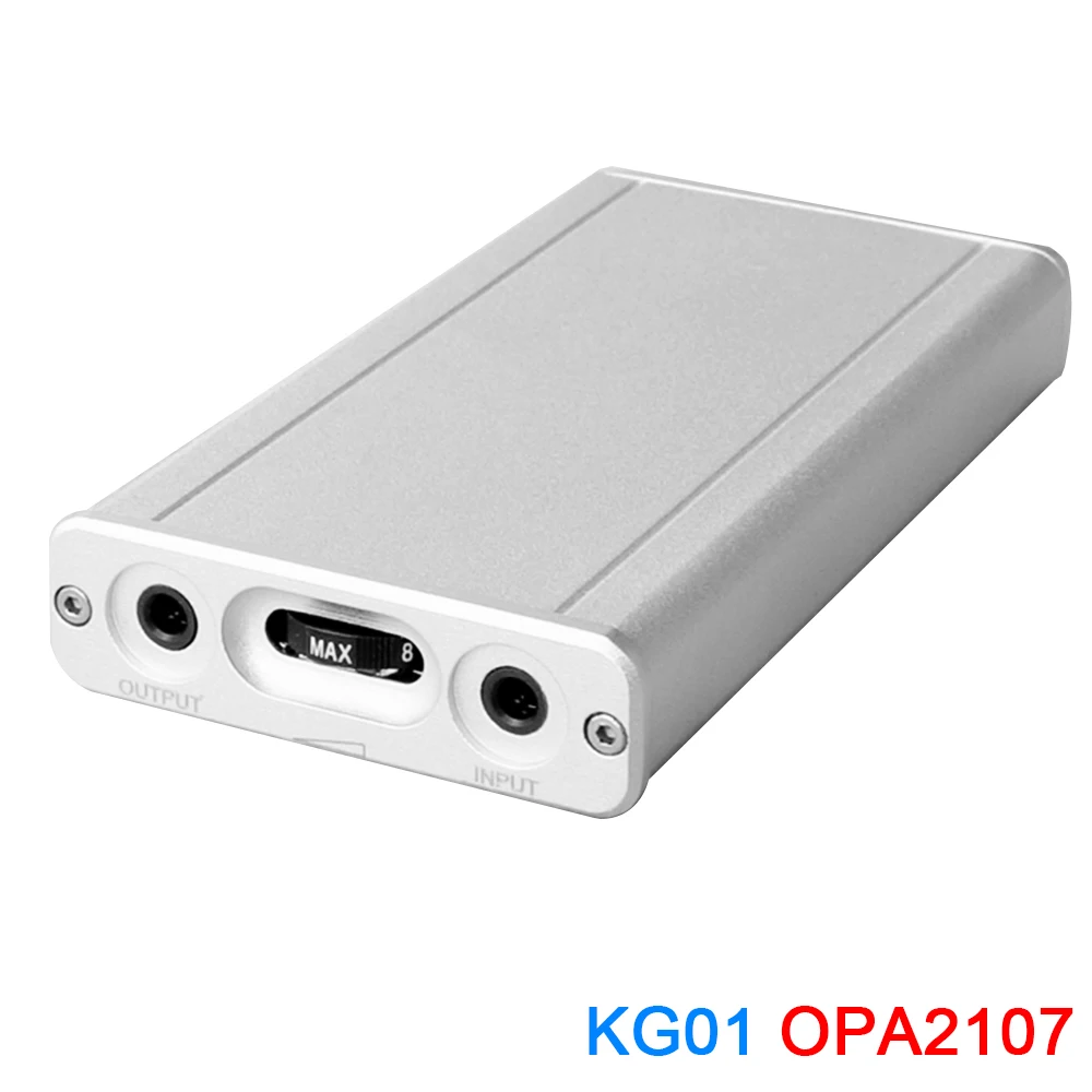 KG01 MINI HIFI Class A Portable Headphone Amplifier OPA2107 AUDIO AMP