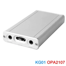 KG01 MINI HIFI Class A Portable Headphone Amplifier OPA2107 AUDIO AMP