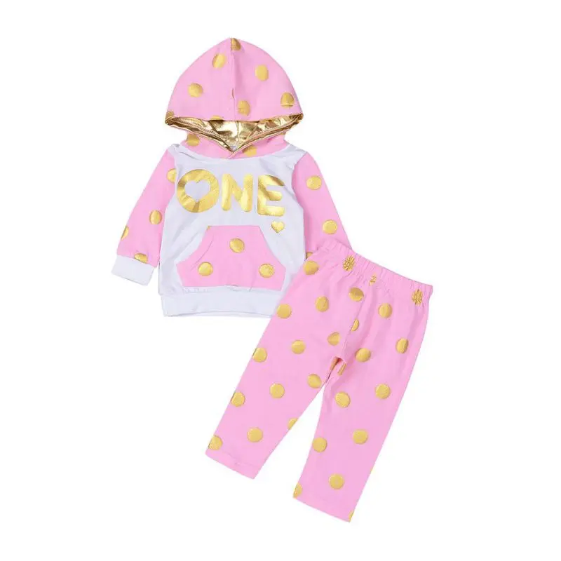 Toddler Infant Baby Girls Deer Long Sleeve Hoodie Tops Sweatsuit Pants Outfit Set