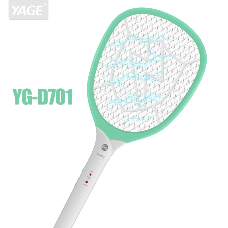 

YAGE Electric Fly Trap Mosquito Killers Pest Control Bug Zapper Reject Racket Trap 2200V Electric Shock usb Moustique 1200mAh