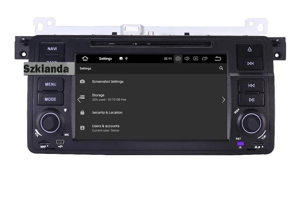 Excellent 7" digital Touch Screen car pc android 9.0 for BMW E46 M3 Wifi 4G 1024*600 Bluetooth Radio USB SD Steering wheel DVR Camera 31