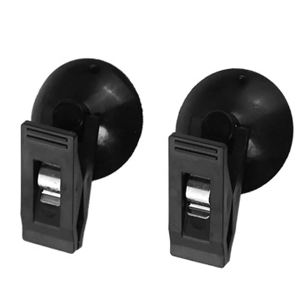 

2PCS Photo Universal Car Suction Cup Reusable License Ticket Portable Office Card Holder Clamp Clip Plastic Home