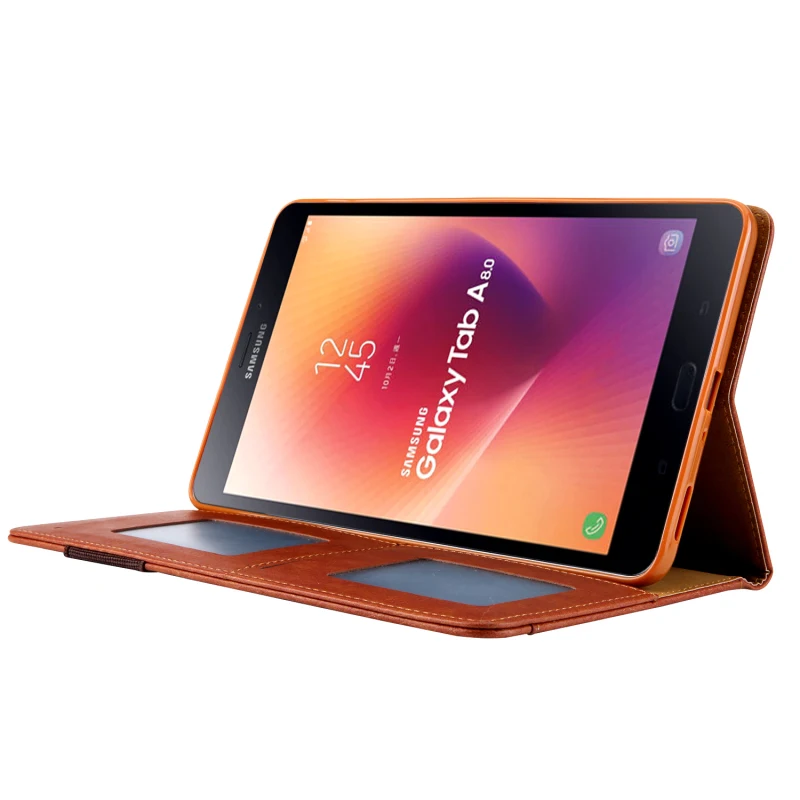 Брендовый чехол для samsung Galaxy Tab A 8,0 SM-T380 T385 чехол с флип-стойкой для samsung Galaxy Tab A2 8 дюймов SM-T380 T385