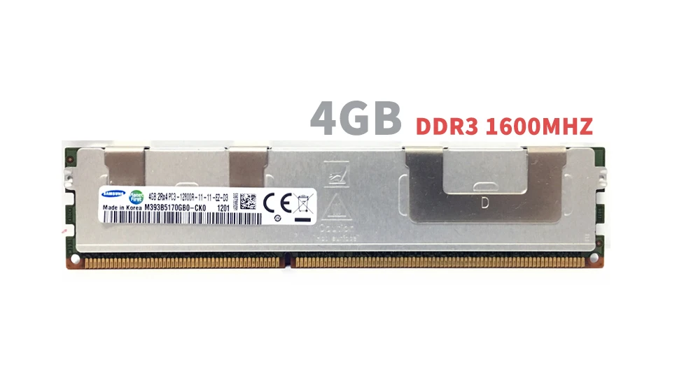 Памяти сервера 4 GB 8 GB 16 GB DDR3 PC3 1066 МГц 1333 МГц, 1600 МГц, 1866 МГц 8G 16G 10600R 12800R 14900R ECC REG 1600 1866 Оперативная память