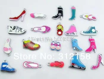 

S16! Wholesale 100Pcs/Lots DIY Alloy Enamel mixed SpongeBob SquarePants Charms Metal Charms