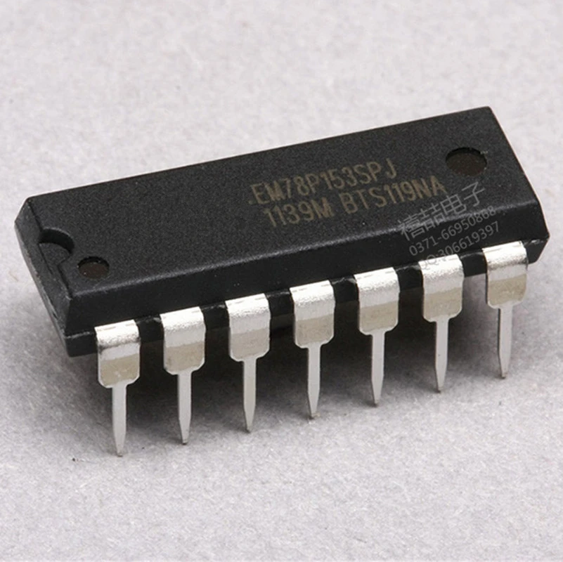 

EM78P153SPJ EM78P153SNJ EM78P153 DIP14 2PCS